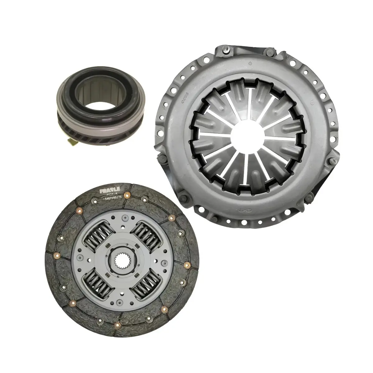 Disco de embreagem com revestimento de material de fricção padrão original.